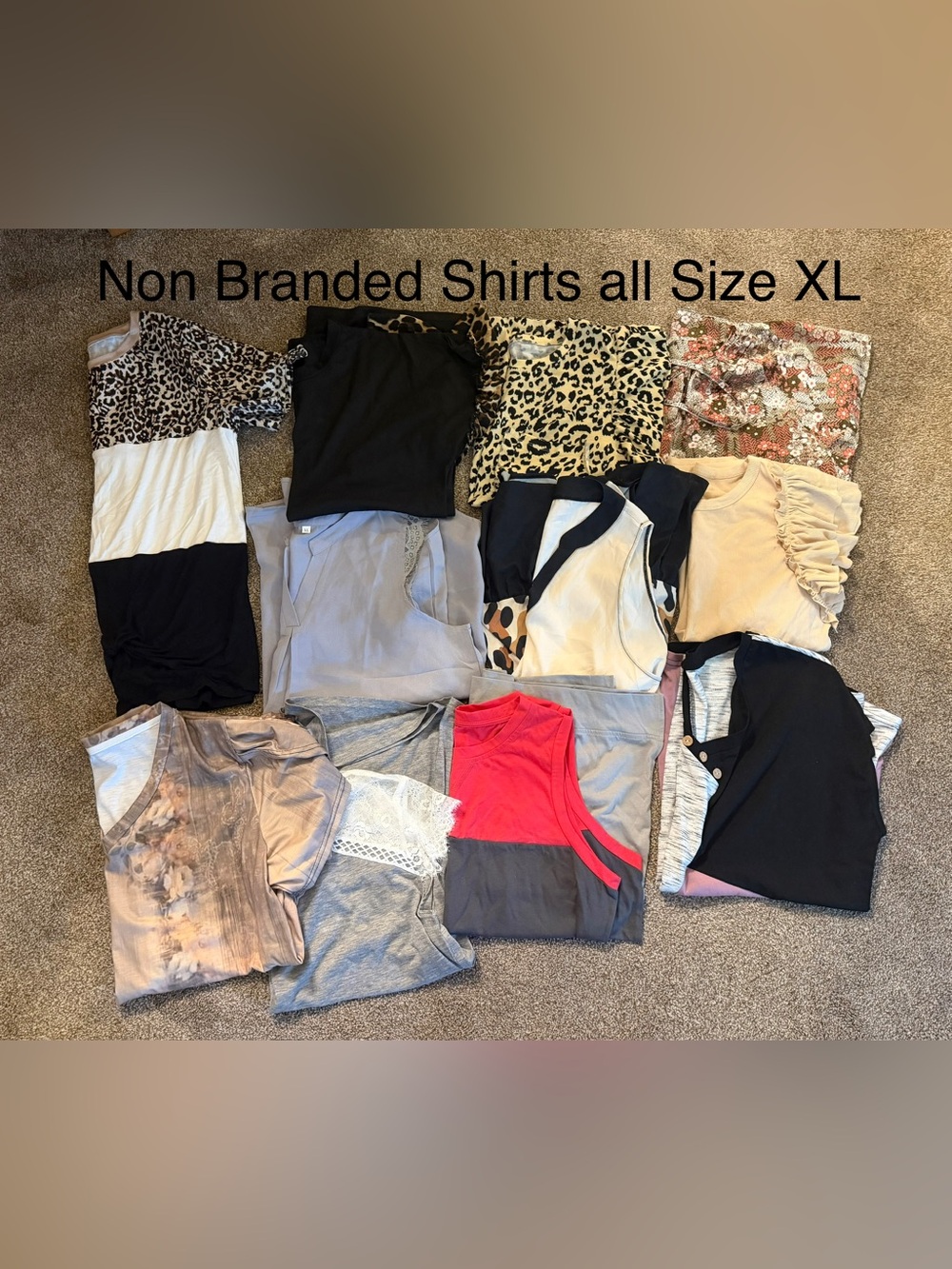 Non branded womens sz XL shirts brand new or never worn